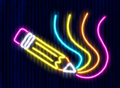 How To Draw Neon In Procreate Bardot Brush
