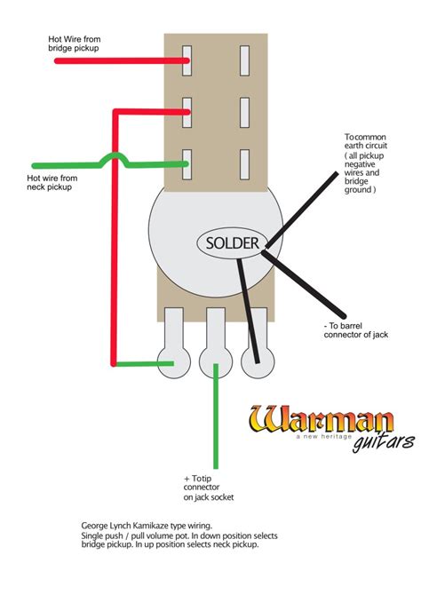 Push Pull Volume Pot Wiring