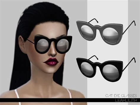 The Sims Resource Cat Eye Glasses By Leahlilith Sims 4 Downloads