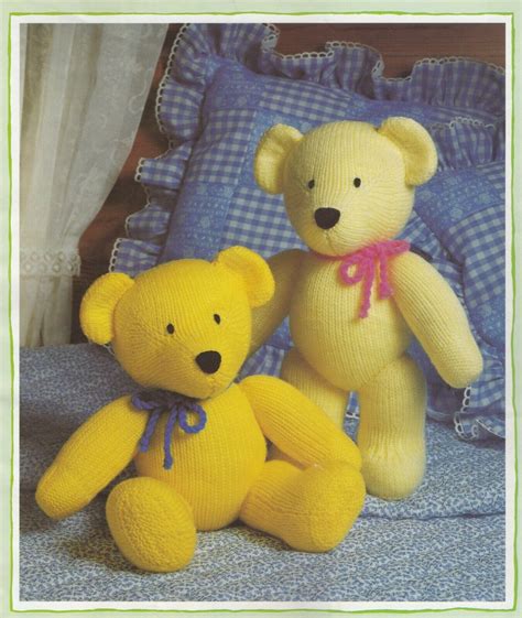 Traditional Favourites Jean Greenhowe Knitting Pattern PBN M Dolls Bears Knitted Toys
