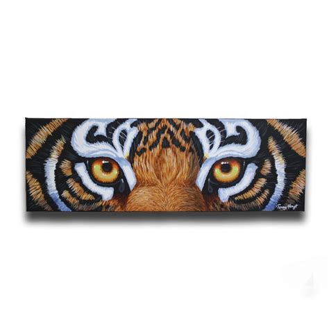 Print 8x24 Canvas Tiger Eyes Auburn University Bookstore War Eagle