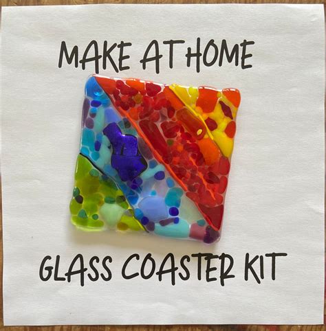 Pack Of 3 Glass Fusing Craft Kits Diy Make At Home Etsy