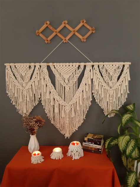 Extra Large Macrame Wall Hanging Boho Headboard Macrame Etsy