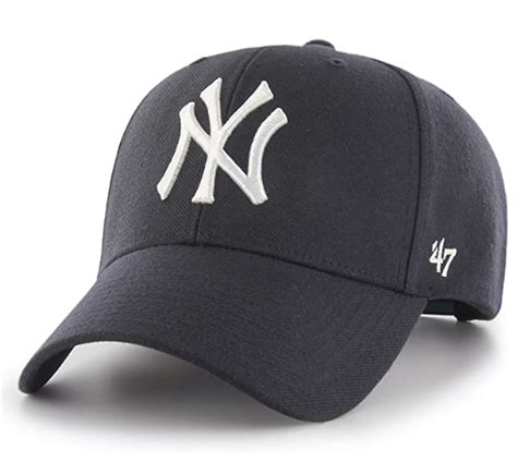 47 Forty Seven Brand Mvp New York Yankees Curved Visor Snapback Cap