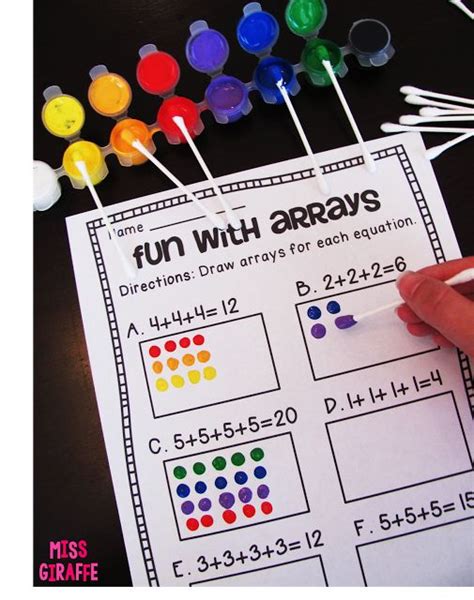 How To Teach Arrays Lots Of Really Fun Ideas For Teaching Repeated