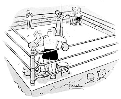 Cartoons Boxing Buffoons The Saturday Evening Post