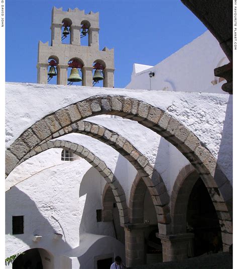 Patmos Monastery Courtyard My Favourite Planet