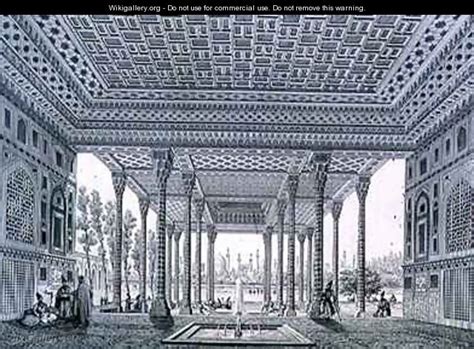 Interior View Of The Pavilion Of Mirrors Isfahan Pascal Xavier After