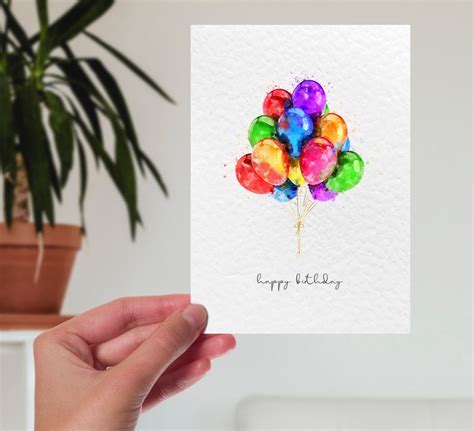 Luxury Birthday Cards Pack Set Of 8 A6 Happy Birthday Blank Etsy Uk