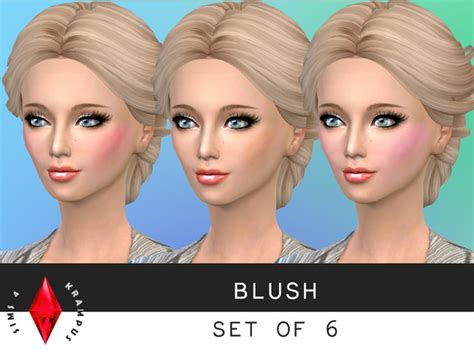 The Sims Resource Blush Set Of 6 By Sims4 Krampus Sims 4 Downloads