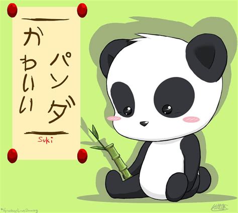 Kawaii Panda By Ifreakenlovedrawing On Deviantart