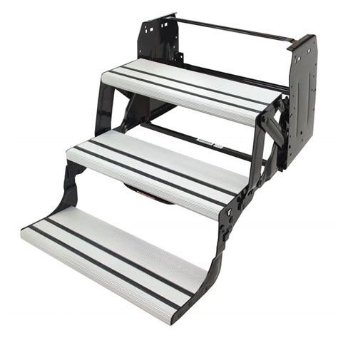Lippert® 432696 Alumi Tread™ Step Storage Manual Aluminum 3 Entry