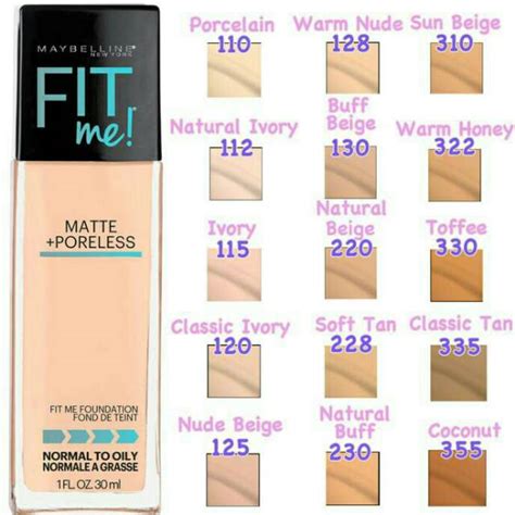 Fit Me Foundation Color Chart My Xxx Hot Girl