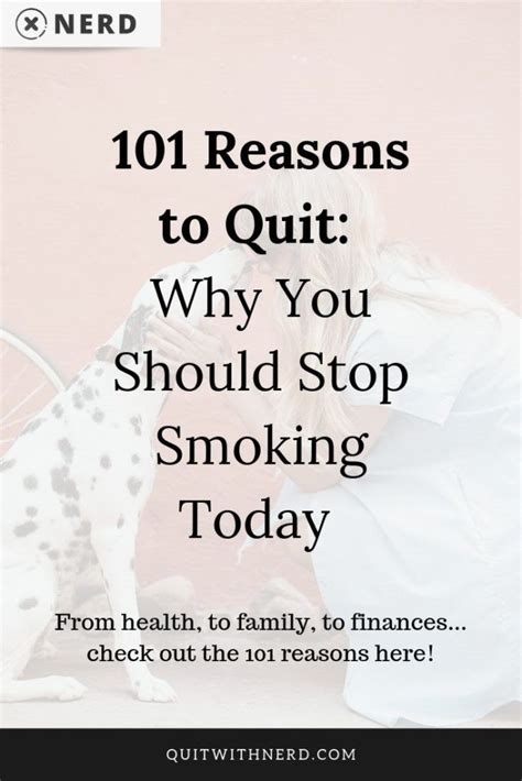 101 Reasons To Quit Why We Should Stop Smoking Today Proof Why Quit