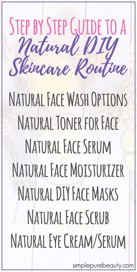 How To Create A Natural Diy Skincare Routine Diy Skin Care Routine