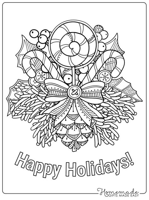 Free Holiday Coloring Pages Home Design Ideas