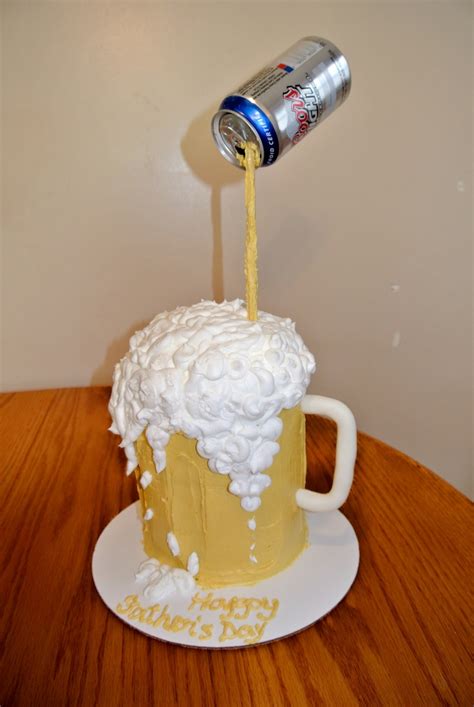 See more ideas about cake, cake art, cake decorating. Fathers Day Beer - CakeCentral.com