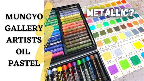 Mungyo Gallery Oil Pastel Swatches Youtube