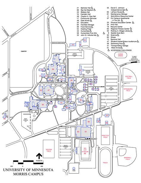 University Of Minnesota Morris Campus Map Morris Minnesota Usa • Mappery