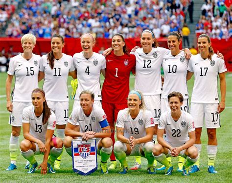 Usa Soccer Team Womens World Cup Champions X Photo Morgan Carli Lloyd Ebay Usa