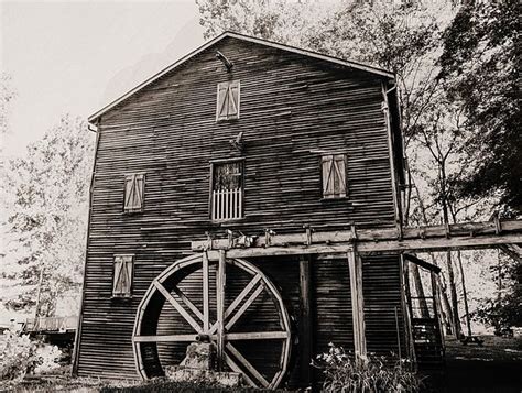 Wolf Creek Grist Mill Vintage By Dan Sproul
