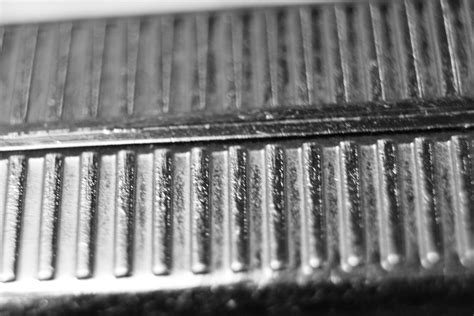 Metal Ridges Macro Texture Picture Free Photograph Photos Public Domain