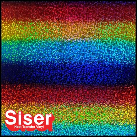 Siser Heat Transfer Vinyl Holographic Multi Rainbow Skat Katz
