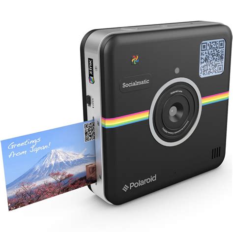 Polaroid Socialmatic Negra Cámara Digital Instantánea Conectada Zona