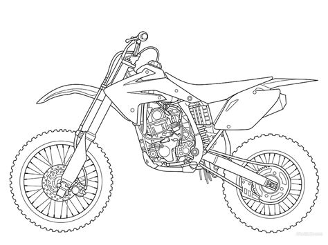 Dibujos De Motos Para Colorear Motorbike Drawing Coloring Pages Porn