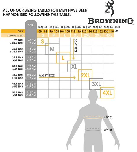 All Things Hunting Size Charts