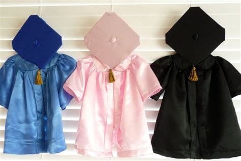 8 Colors Baby Graduation Cap And Gownrobe Outfit For Newborn Nicu