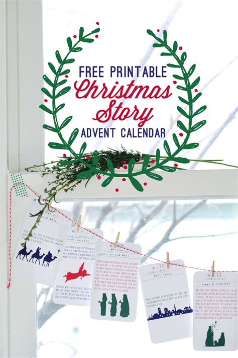 Are you looking for a free printable calendar 2021? RedBirdBlue: Free Printable! {Christmas Story Advent Calendar}