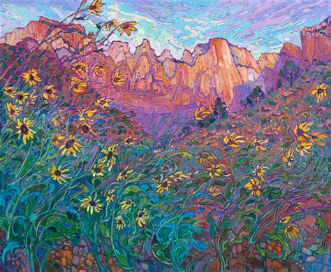 Zion National Park Is Captured In Bold Impressionistic Color In
