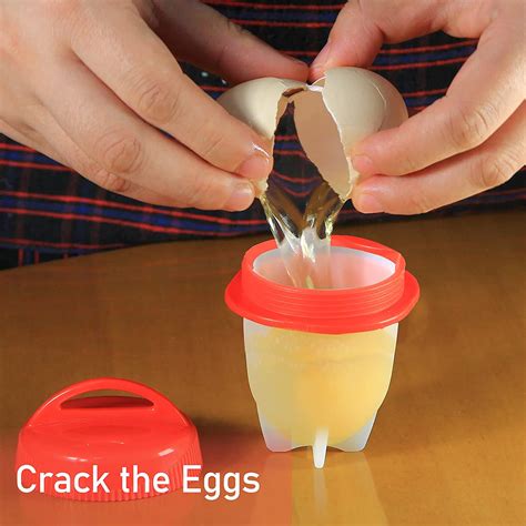 3pcs Silicone Egg Cooker Boilers Set Non Stick Boiled Steamer Eggies