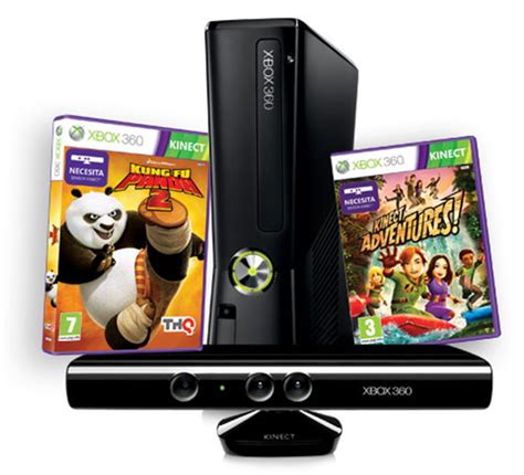 Accesorios Consola Xbox 360 250 Gb Kinect Kung Fu Panda 2 Kinect Adven