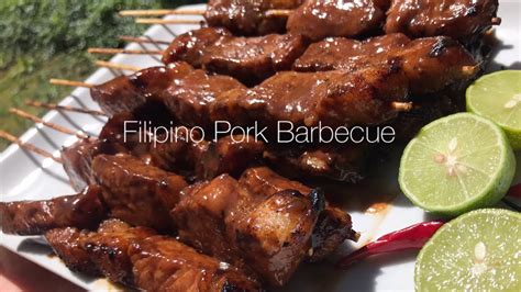 Pork Bbq Skewers Filipino Style Filipino Pork Bbq Mary Cookhouse Youtube