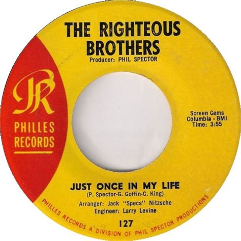 soul serenade the righteous brothers “just once in my life” popdose