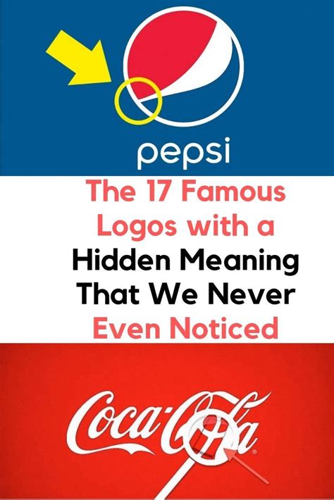 The 17 Famous Logos with a Hidden Meaning That We Never Even Noticed | Famous logos, 22 words ...