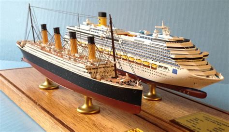 Costa Concordia Vs Titanic Model Boat Plans Titanic Titanic Model