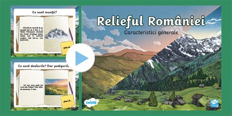 Relieful României Ciclul Primar România Teacher Made