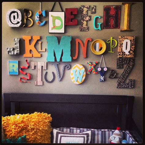 Pin By Christin B On For The Home Alphabet Wall Abc Wall Decor Toy