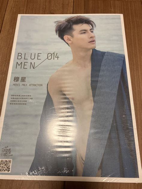 信頼 新品台湾写真集『blue 穆星（ムーシン）』 no 14 men 藍男色 アート エンタメ ホビー