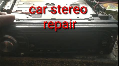 Car Stereo Repair Youtube