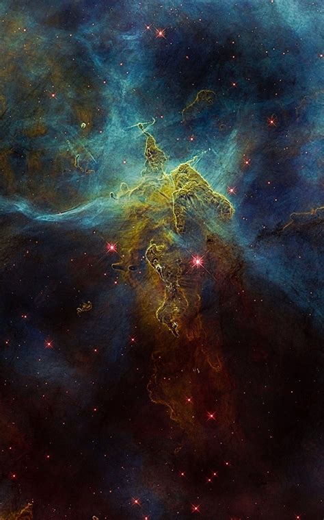 Carina Nebulacredit Nasahubble Coloreffects Thedemon Hauntedworld