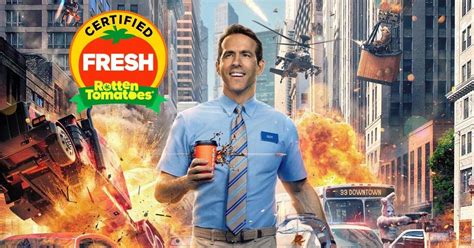 Ryan Reynolds Free Guy Is Certified Fresh On Rotten Tomatoes