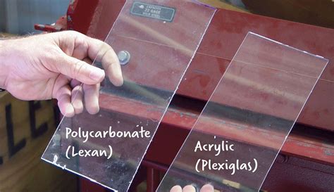 Plastic Glass Difference Between Acrylic Plexiglass And Lexan Polycarbonate Groverly House