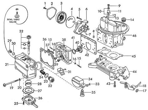 Holley 2300 Exploded View Carburetor Factory