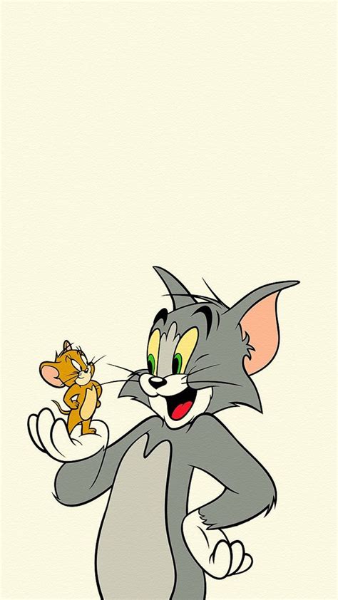 Tom And Jerry Cute Background Cartoon Iphone Wallpaper