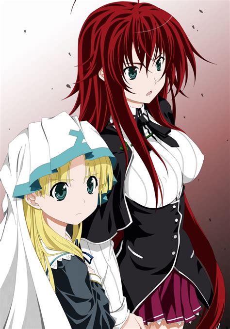 Asia Argento And Rias Gremory By Maximilian Destroyer On Deviantart