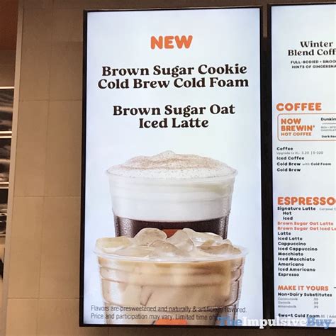 Review Dunkin Brown Sugar Oat Iced Latte The Impulsive Buy